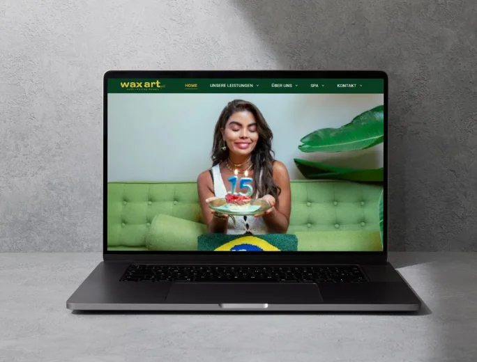 Website-Projekt Wax Art Gold Waxing-Studio Hamburg – Local SEO von RiverOne